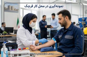 نمونه‌گیری-در-محل-کار-قرچک