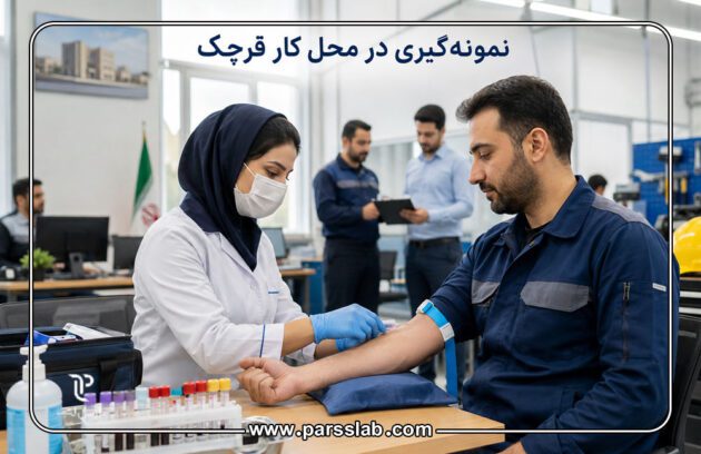 نمونه‌گیری-در-محل-کار-قرچک